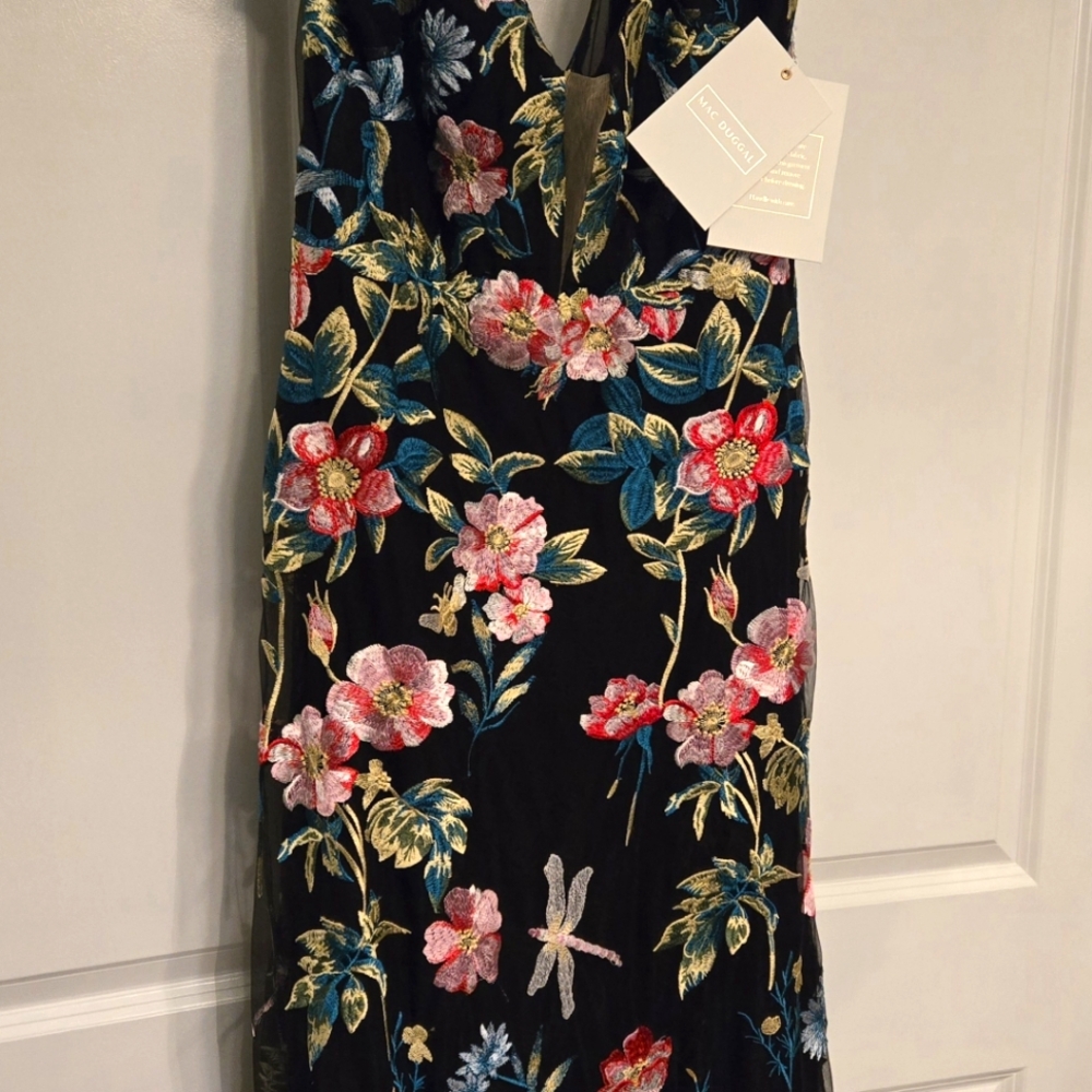 Mac Duggal long gown sz 14 Black